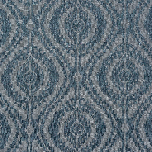 Hogarth 2 Lake by Marcus William Designer Fabric 64%POL 25%SVI 11%LIN INDIA MARTINDALE WEAR TEST (25 000 CIRCULAR RUBS) Horizontal: 13.75 and Vertical: 14.875 55 in - Swanky Fabrics -