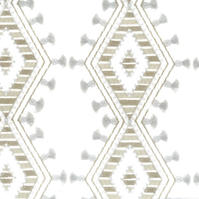 Monet 3 Agate by Stout Designer Fabric COMFORTABLE LIVING PLATINUM/SLATE 29%COT 71%POL %PEMB INDIA CATB 117-2013 WYZENBEEK 25 000 DOUBLE RUB WEAR TEST (HEAVY DUTY) Horizontal: 6.5 and Vertical: 6.25 52 in - Swanky Fabrics -