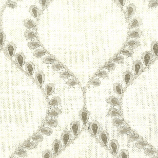 Regina 1 Linen by Stout Designer Fabric COMFORTABLE LIVING BEIGE/TAUPE 100%POL %PEMB INDIA WYZENBEEK 30 000 DOUBLE RUB WEAR TEST (HEAVY DUTY) CATB 117-2013 Horizontal: 6.5 and Vertical: 6 52 in - Swanky Fabrics -