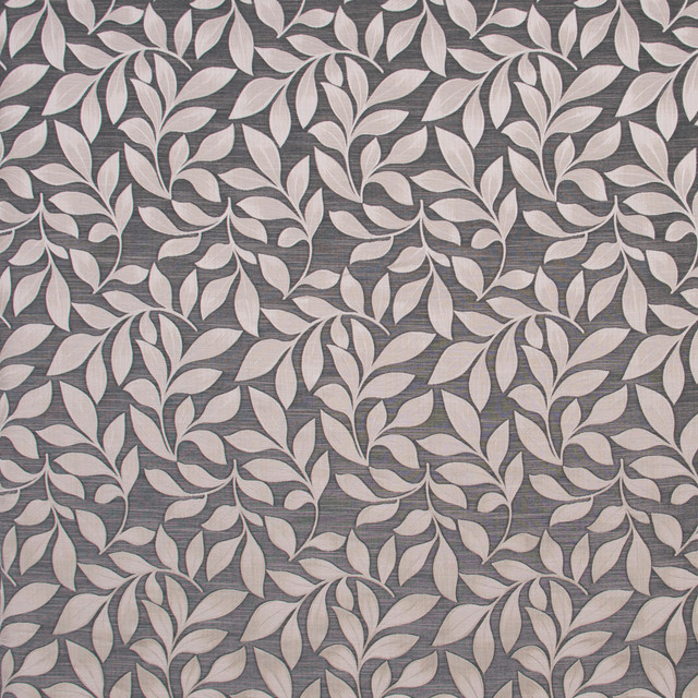 Chased Away Coal by Carole Designer Fabric White Smoke 74% Polyester, 26% Viscose India Passes 15,000 Double Rubs Wyzenbeek Horizontal: 9.25 and Vertical: 12 55 - Swanky Fabrics -