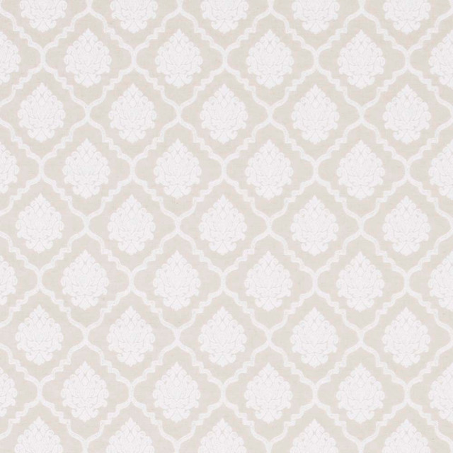 Family Crest Khaki by Carole Designer Fabric Ash Oak 65% Polyester, 25% Cotton, 10% Acrylic Spain 21,000 Martindale Circular Rubs Horizontal: 3.5 and Vertical: 4.5 55 - Swanky Fabrics -