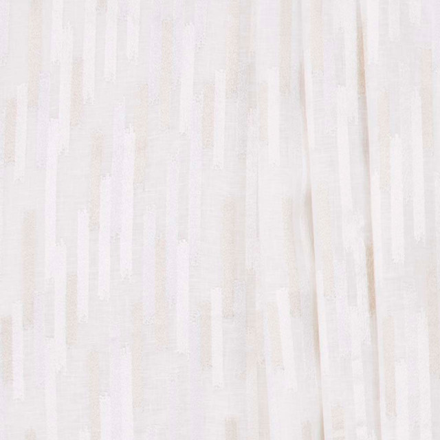 Fenced In Cloud by Carole Designer Fabric Sheer Intrigue 54% Linen, 32% Cotton, 14% Polyester India N/A Horizontal: 9 and Vertical: 9 52 - Swanky Fabrics -