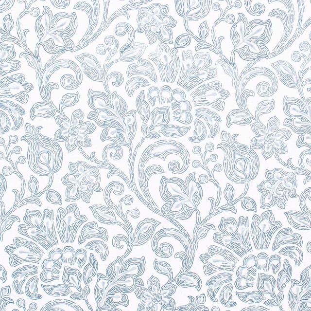 Few Words Mineral by Carole Designer Fabric Red Sea 100% Cotton India N/A Horizontal: 14.5 and Vertical: 24.5 54 - Swanky Fabrics -