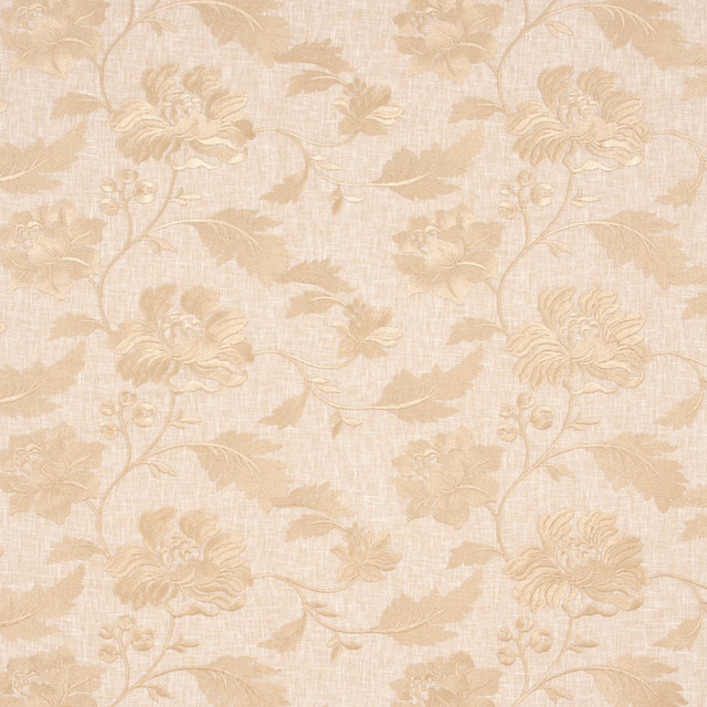 One She Loves Antique by Carole Designer Fabric Lemongrass 70% Polyester, 30% Cotton India N/A Horizontal: 16.875 and Vertical: 9.375 51.5 - Swanky Fabrics -