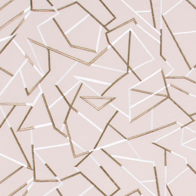 Shattered Glass Bronze by Carole Designer Fabric Modern Edge 100% Polyester India N/A Horizontal: 25.375 and Vertical: 15.375 50.75 - Swanky Fabrics -