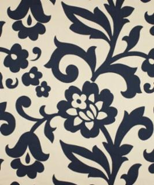 Elusive Indigo M9105 by Barrow Designer Fabric 14CL09 61% RAYON (S) 39% POLYESTER (F) CHINA 45,000 DOUBLE RUBS </p><p>Repeat: Horizontal: 13-1/2" and Vertical: 13-1/2" 54" Minimum - Swanky Fabrics -