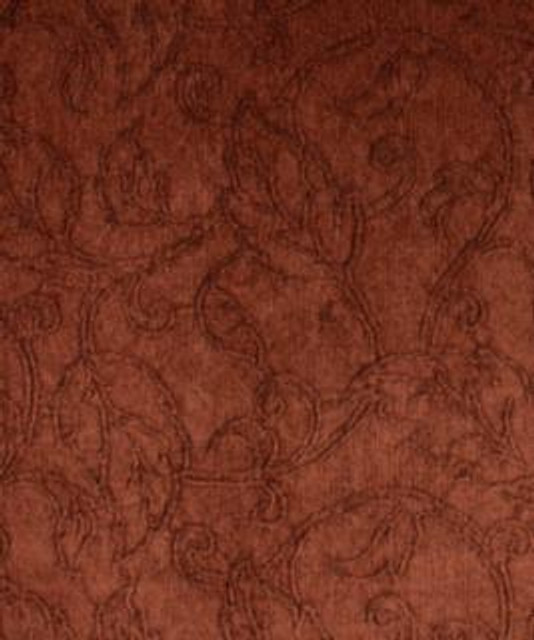 Orono Redwood M7403 by Barrow Designer Fabric 09C04 65% RAYON 35% POLYESTER CHINA 12,000 DOUBLE RUBS </p><p>Repeat: Horizontal: 27-1/2" and Vertical: 13-1/2" 54" Minimum - Swanky Fabrics -