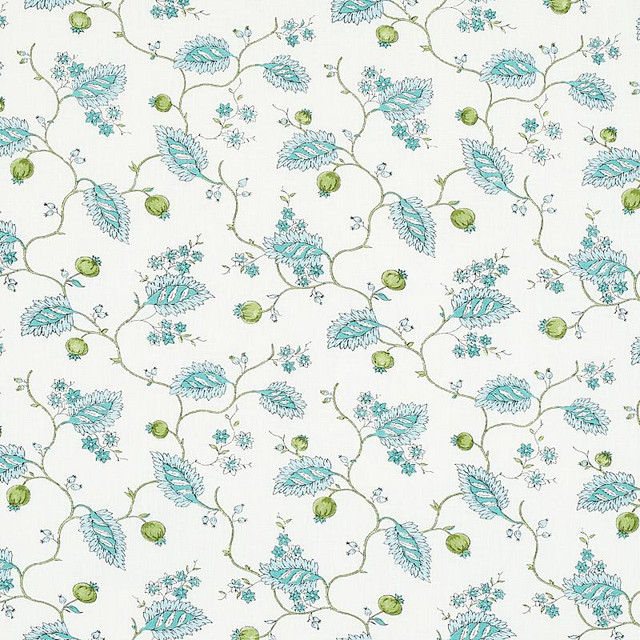 Maryam Vine Peacock 179451 by Schumacher Designer Fabric Jacaranda 10.75" - Swanky Fabrics - Maryam Vine Peacock 179451 by Schumacher Designer Fabric Jacaranda 10.75" - Swanky Fabrics -