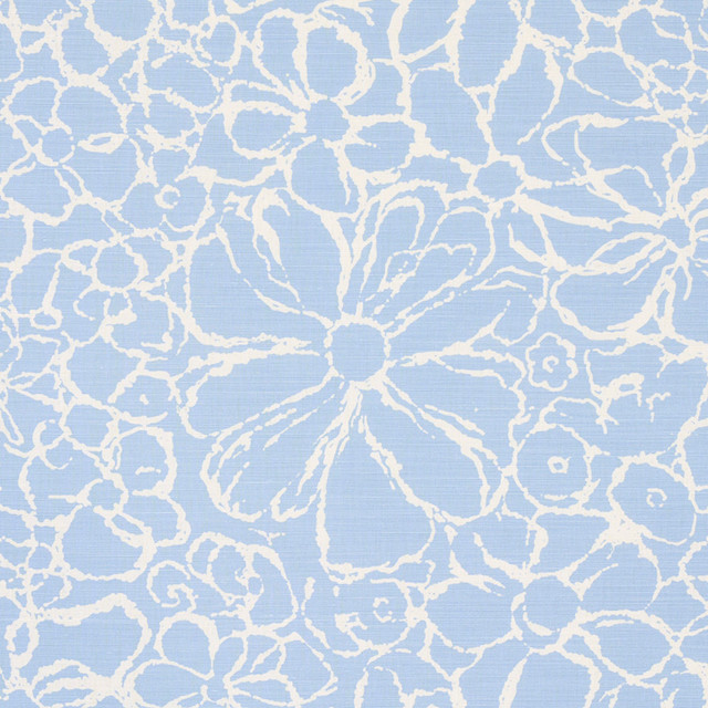 Sidonie Blue 179550 by Schumacher Designer Fabric HAPPY TOGETHER II LINEN 57% COTTON 43% FRANCE </p><p>Repeat: Horizontal: 27" (69CM) and Vertical: 35 3/8" (90CM) 54 - Swanky Fabrics -