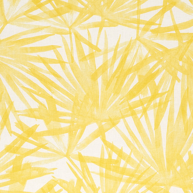 Sunlit Palm Linen Yellow 179602 by Schumacher Designer Fabric NATURA LINEN 100% CHINA MARTINDALE 3,000 </p><p>Repeat: Horizontal: 27" (69CM) and Vertical: 27" (69CM) 54 - Swanky Fabrics - Sunlit Palm Linen Yellow 179602 by Schumacher Designer Fabric NATURA LINEN 100% CHINA MARTINDALE 3,000 </p><p>Repeat: Horizontal: 27" (69CM) and Vertical: 27" (69CM) 54 - Swanky Fabrics -