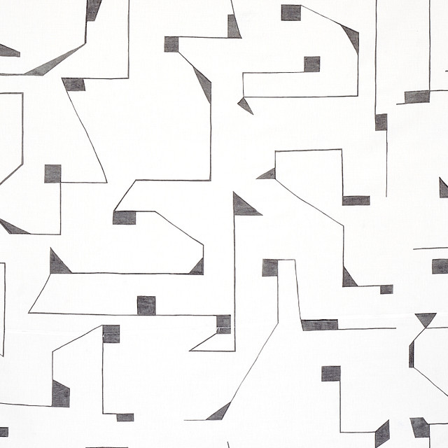 Circuit Grey 179691 by Schumacher Designer Fabric PORTER TELEO LINEN 53% COTTON 35% UNITED KINGDOM MARTINDALE 20,000 </p><p>Repeat: Horizontal: 54" (137CM) and Vertical: 54" (137CM) 54 - Swanky Fabrics -