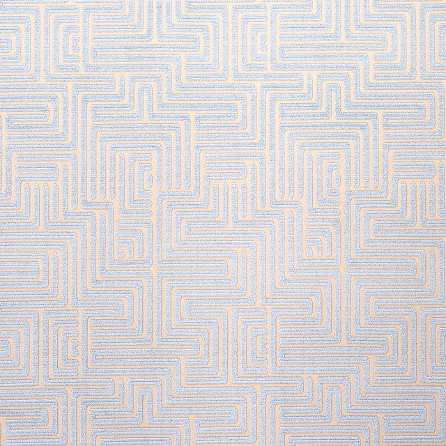 Lisboa Velvet Sky 72954 by Schumacher Designer Fabric Cut & Patterned Velvets 6.67" - Swanky Fabrics -