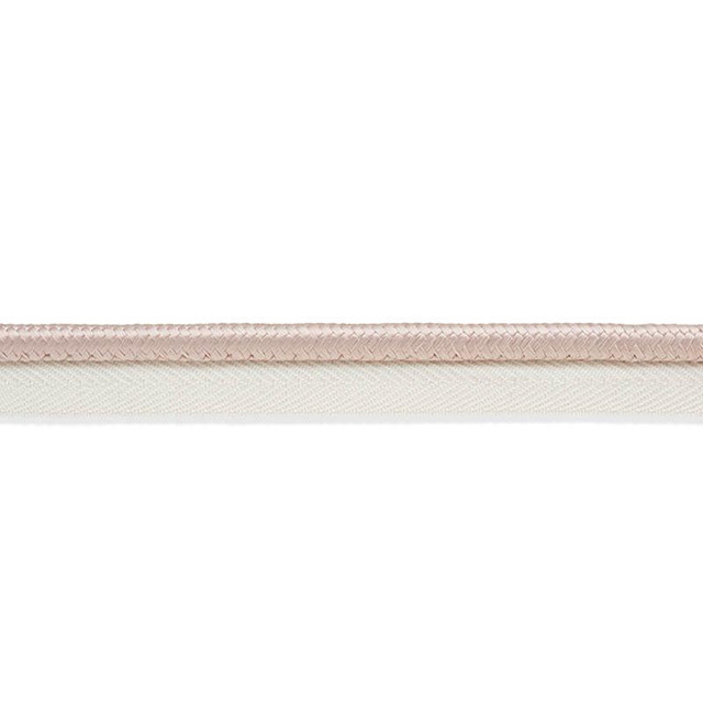 Gustave Silk Lip Cord Wide Blush 74576 by Schumacher Designer Trim Perfect Basics: Trims - Swanky Fabrics -