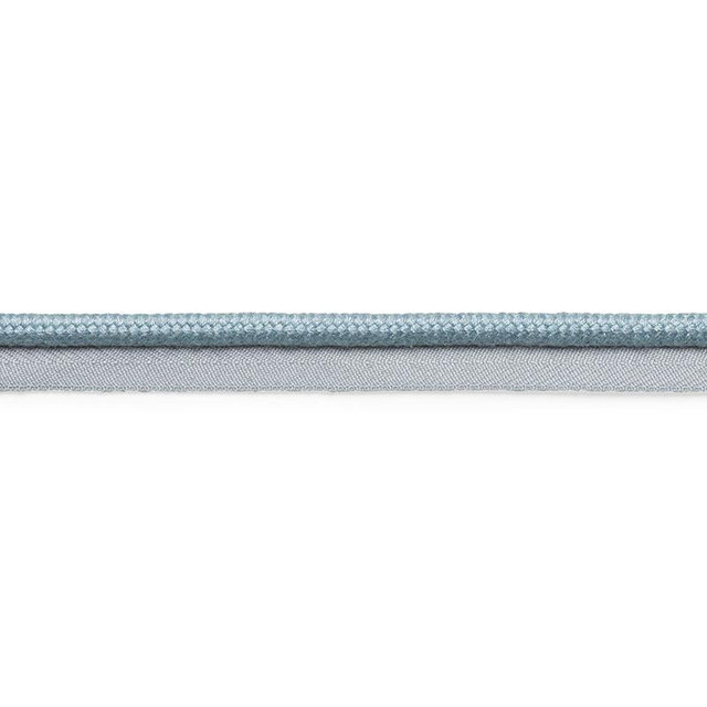 Cedric Cotton Lip Cord Wide Sky 74803 by Schumacher Designer Trim Perfect Basics: Trims - Swanky Fabrics -