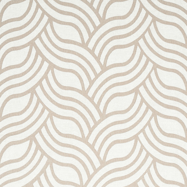 Sangomar Applique Brown 79952 by Schumacher Designer Fabric NATURA LINEN 73% POLYESTER 17% INDIA </p><p>Repeat: Horizontal: 17 1/2" (44CM) and Vertical: 7 1/2" (19CM) 54 - Swanky Fabrics -