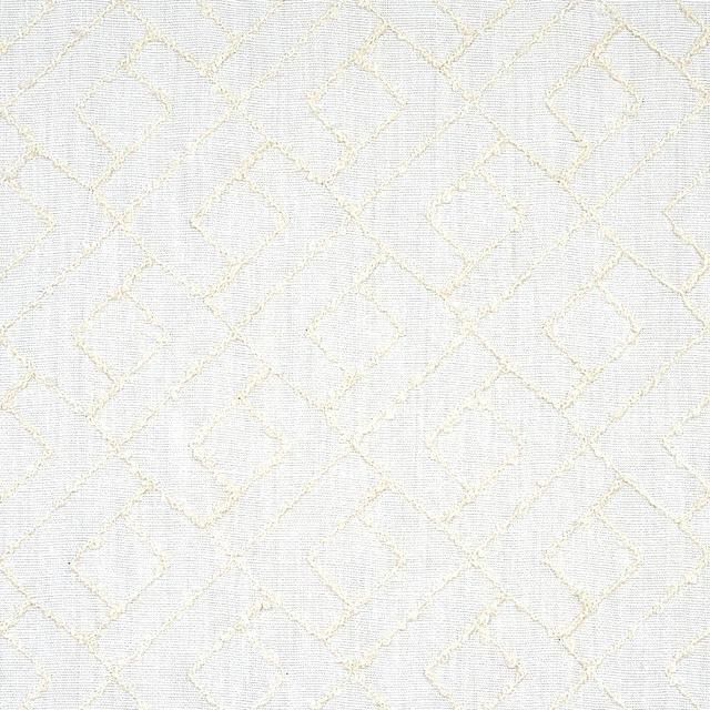 Durant Embroidery Ivory 80131 by Schumacher Designer Fabric WORLD VIEW II LINEN 96% WOOL 2% ITALY MARTINDALE 20,000 </p><p>Repeat: Horizontal: 6" (15CM) and Vertical: 55 - Swanky Fabrics -