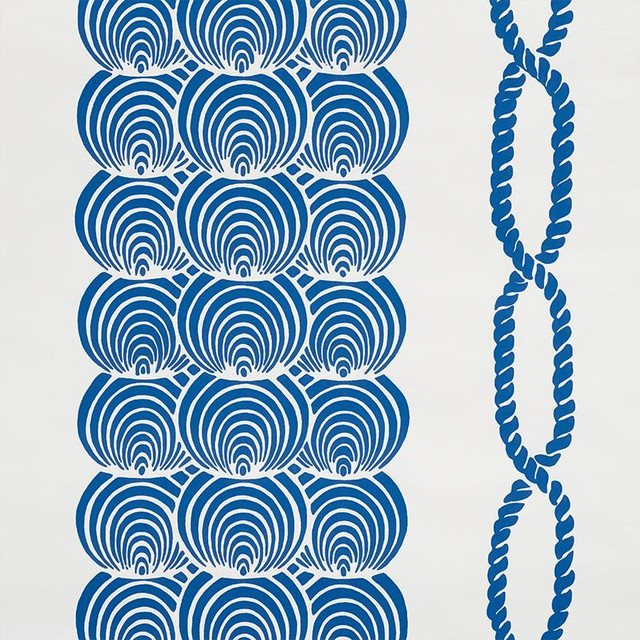 Coralline Blue 5009430 by Schumacher Designer Wallpaper Nautilus 18.0" - Swanky Fabrics - Coralline Blue 5009430 by Schumacher Designer Wallpaper Nautilus 18.0" - Swanky Fabrics -