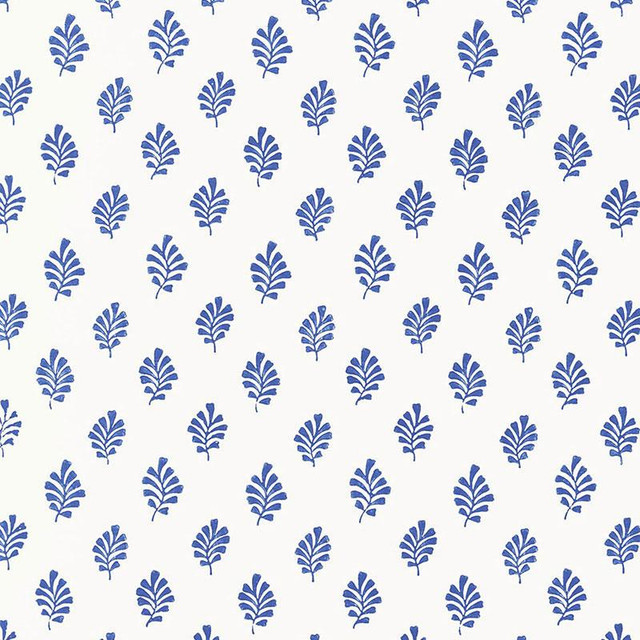 Bakara Leaf Delft 5005231 by Schumacher Designer Wallpaper Jaipur - Swanky Fabrics - Bakara Leaf Delft 5005231 by Schumacher Designer Wallpaper Jaipur - Swanky Fabrics -