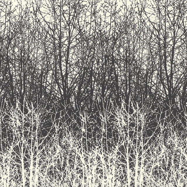 Birches Black/White 2707243 by Schumacher Designer Wallpaper Modern Nature 13.5" - Swanky Fabrics - Birches Black/White 2707243 by Schumacher Designer Wallpaper Modern Nature 13.5" - Swanky Fabrics -