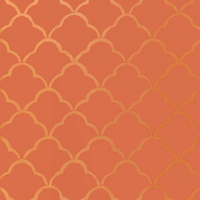 Costa Del Sol Cinnabar 5005943 by Schumacher Designer Wallpaper Byzantium 13.5" - Swanky Fabrics - Costa Del Sol Cinnabar 5005943 by Schumacher Designer Wallpaper Byzantium 13.5" - Swanky Fabrics -