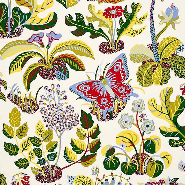 Exotic Butterfly Multi 5008421 by Schumacher Designer Wallpaper Signature Schumacher 27.0" - Swanky Fabrics - Exotic Butterfly Multi 5008421 by Schumacher Designer Wallpaper Signature Schumacher 27.0" - Swanky Fabrics -