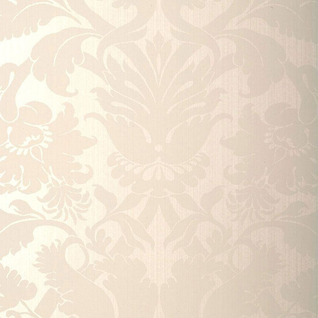 Fiorella Damask Pearl 529190 by Schumacher Designer Wallpaper Palazzo 27.0" - Swanky Fabrics - Fiorella Damask Pearl 529190 by Schumacher Designer Wallpaper Palazzo 27.0" - Swanky Fabrics -