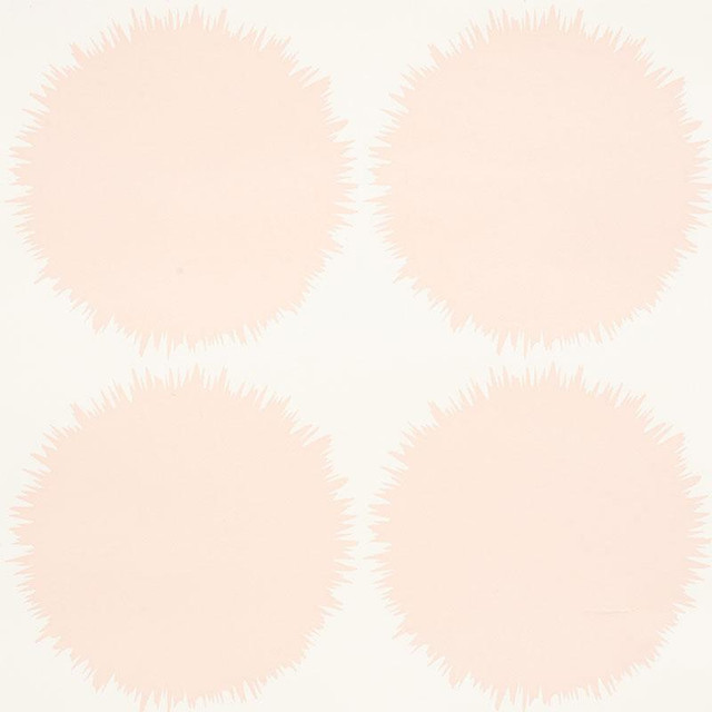 Fuzz Blush 5009580 by Schumacher Designer Wallpaper Studio Bon 4.0" - Swanky Fabrics -