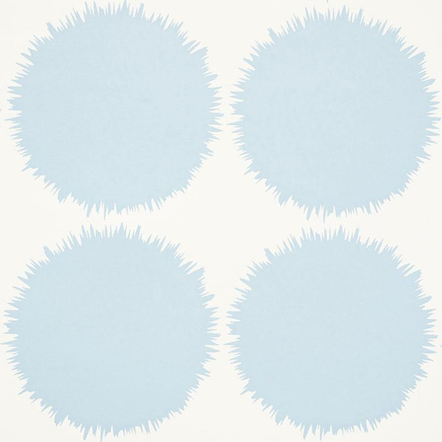 Fuzz Sky 5009582 by Schumacher Designer Wallpaper Studio Bon 4.0" - Swanky Fabrics -