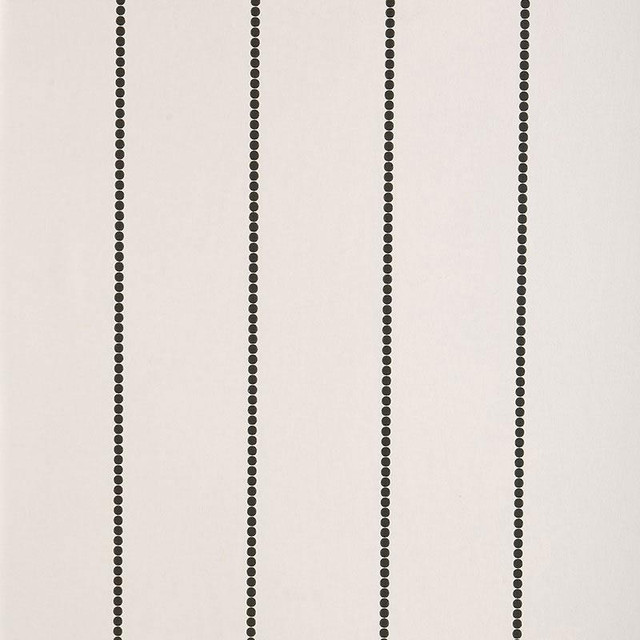 Gabrielle Stripe Graphite 5004672 by Schumacher Designer Wallpaper Simply Charming 5.38" - Swanky Fabrics -