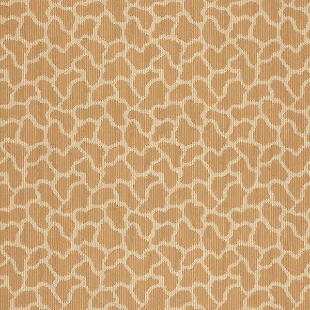 Giraffe Sienna 5005112 by Schumacher Designer Wallpaper Modern Nature 6.75" - Swanky Fabrics - Giraffe Sienna 5005112 by Schumacher Designer Wallpaper Modern Nature 6.75" - Swanky Fabrics -