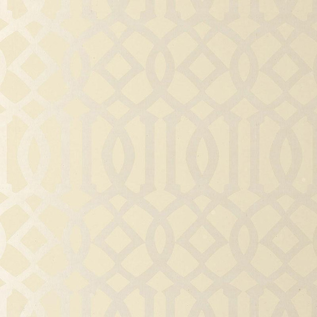 Imperial Trellis Alabaster 2707211 by Schumacher Designer Wallpaper Print Happy 6.75" - Swanky Fabrics - Imperial Trellis Alabaster 2707211 by Schumacher Designer Wallpaper Print Happy 6.75" - Swanky Fabrics -