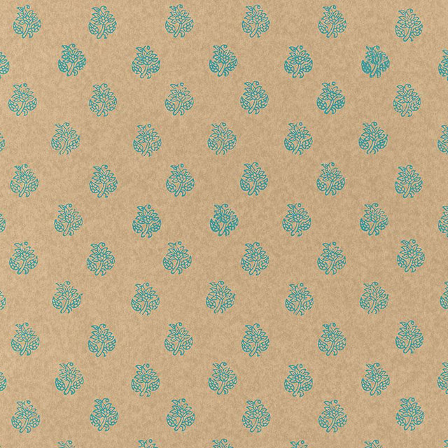 Kaladera Turquoise 5005254 by Schumacher Designer Wallpaper Jaipur - Swanky Fabrics - Kaladera Turquoise 5005254 by Schumacher Designer Wallpaper Jaipur - Swanky Fabrics -
