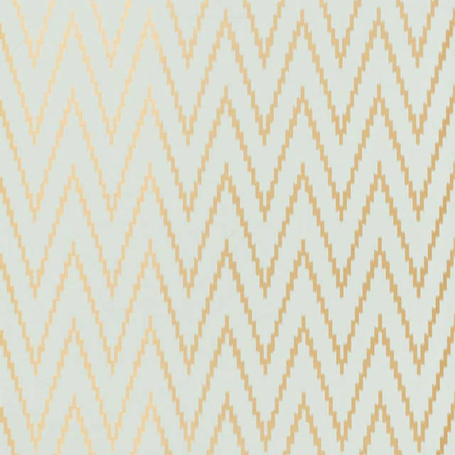 Kasari Ikat Aquamarine 5005991 by Schumacher Designer Wallpaper Byzantium 13.5" - Swanky Fabrics - Kasari Ikat Aquamarine 5005991 by Schumacher Designer Wallpaper Byzantium 13.5" - Swanky Fabrics -