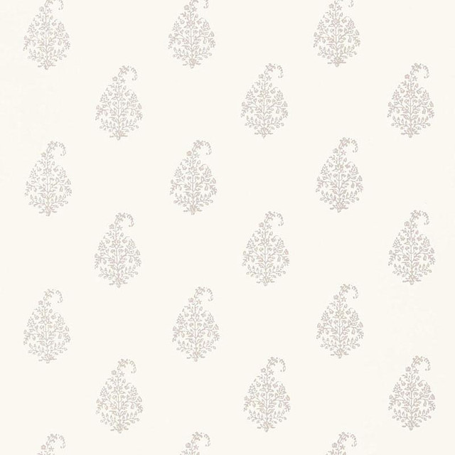 Kerala Paisley Oyster 5005280 by Schumacher Designer Wallpaper Simply Charming - Swanky Fabrics - Kerala Paisley Oyster 5005280 by Schumacher Designer Wallpaper Simply Charming - Swanky Fabrics -