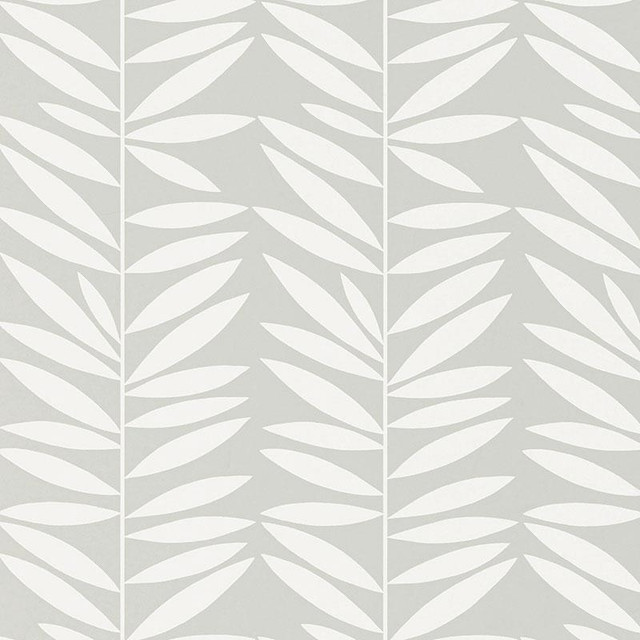 Leaf Stripe Mist 5007510 by Schumacher Designer Wallpaper Drawn From Nature 6.75" - Swanky Fabrics - Leaf Stripe Mist 5007510 by Schumacher Designer Wallpaper Drawn From Nature 6.75" - Swanky Fabrics -