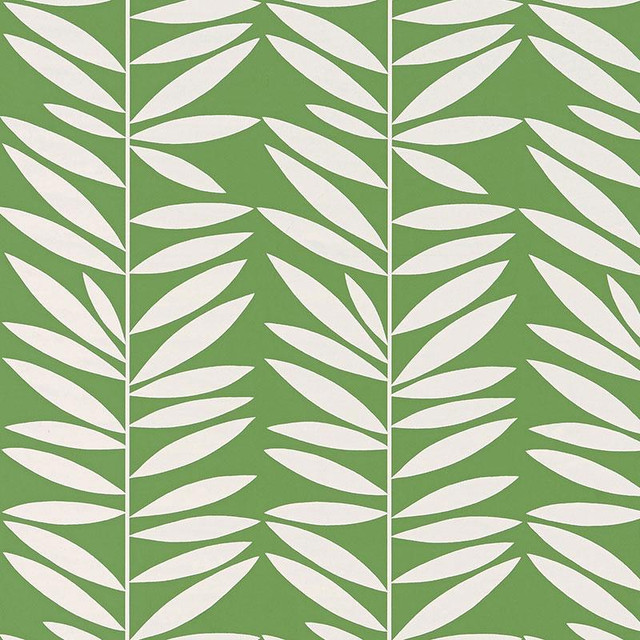 Leaf Stripe Leaf 5007511 by Schumacher Designer Wallpaper Drawn From Nature 6.75" - Swanky Fabrics - Leaf Stripe Leaf 5007511 by Schumacher Designer Wallpaper Drawn From Nature 6.75" - Swanky Fabrics -