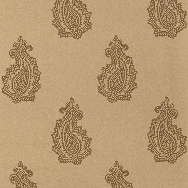 Madras Paisley Tabac 5005303 by Schumacher Designer Wallpaper Jaipur - Swanky Fabrics - Madras Paisley Tabac 5005303 by Schumacher Designer Wallpaper Jaipur - Swanky Fabrics -