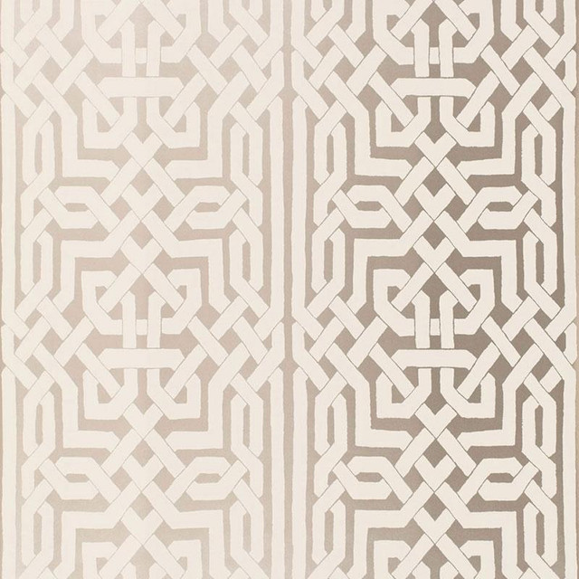 Malaga Silver 5005932 by Schumacher Designer Wallpaper Byzantium 27.0" - Swanky Fabrics - Malaga Silver 5005932 by Schumacher Designer Wallpaper Byzantium 27.0" - Swanky Fabrics -