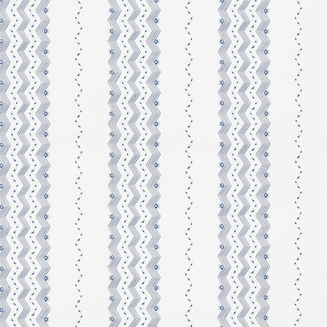 Nauset Stripe Indigo 5009740 by Schumacher Designer Wallpaper Chambray 18.0" - Swanky Fabrics - Nauset Stripe Indigo 5009740 by Schumacher Designer Wallpaper Chambray 18.0" - Swanky Fabrics -
