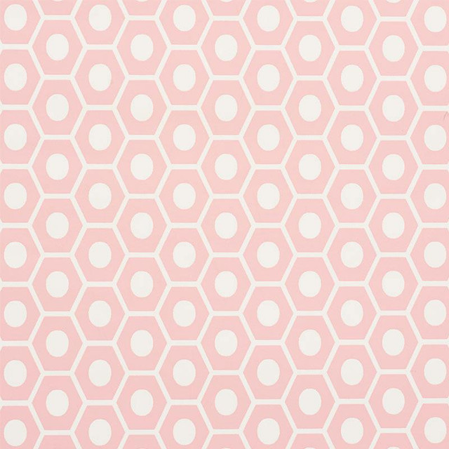 Queen B Pink 5009570 by Schumacher Designer Wallpaper Studio Bon 1.12" - Swanky Fabrics - Queen B Pink 5009570 by Schumacher Designer Wallpaper Studio Bon 1.12" - Swanky Fabrics -