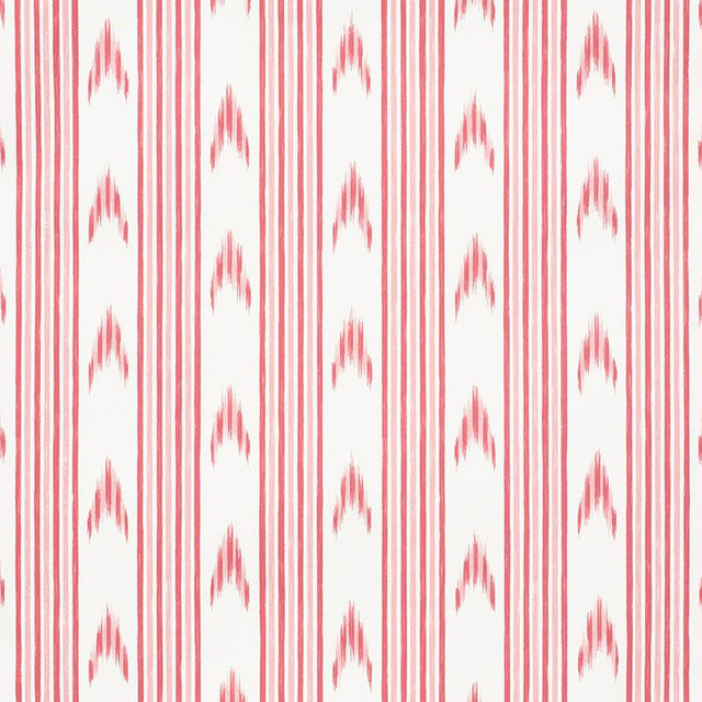 Santa Barbara Ikat Pink 5009221 by Schumacher Designer Wallpaper Mark D. Sikes 27.0" - Swanky Fabrics - Santa Barbara Ikat Pink 5009221 by Schumacher Designer Wallpaper Mark D. Sikes 27.0" - Swanky Fabrics -