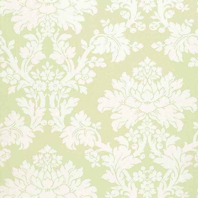 Tierni Damask Celery 5004462 by Schumacher Designer Wallpaper Greenhouse 13.5" - Swanky Fabrics - Tierni Damask Celery 5004462 by Schumacher Designer Wallpaper Greenhouse 13.5" - Swanky Fabrics -
