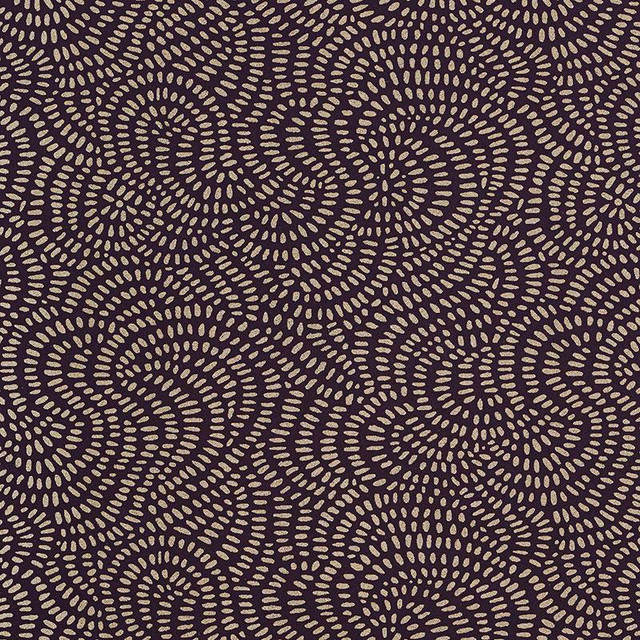 Whirlpool Black Plum 5007484 by Schumacher Designer Wallpaper The Smart Set 9.0" - Swanky Fabrics -