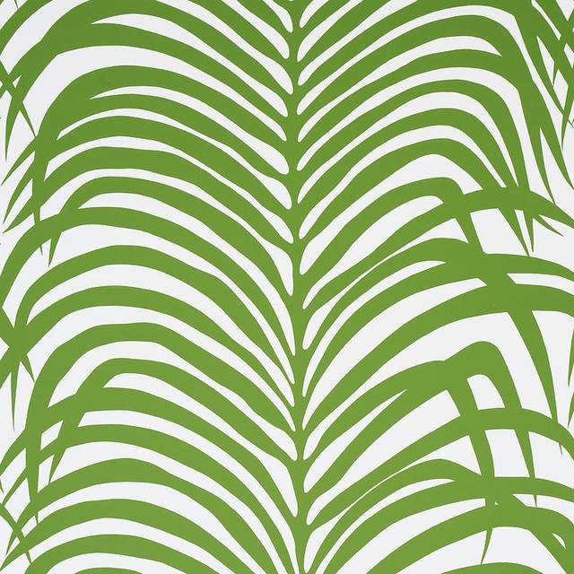 Zebra Palm Jungle 5006931 by Schumacher Designer Wallpaper Print Happy 27.0" - Swanky Fabrics - Zebra Palm Jungle 5006931 by Schumacher Designer Wallpaper Print Happy 27.0" - Swanky Fabrics -
