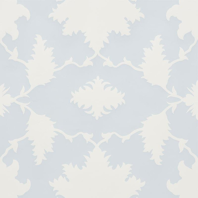 Garden Of Persia Mineral 5007150 by Schumacher Designer Wallpaper Mary Mcdonald 27.25" - Swanky Fabrics - Garden Of Persia Mineral 5007150 by Schumacher Designer Wallpaper Mary Mcdonald 27.25" - Swanky Fabrics -