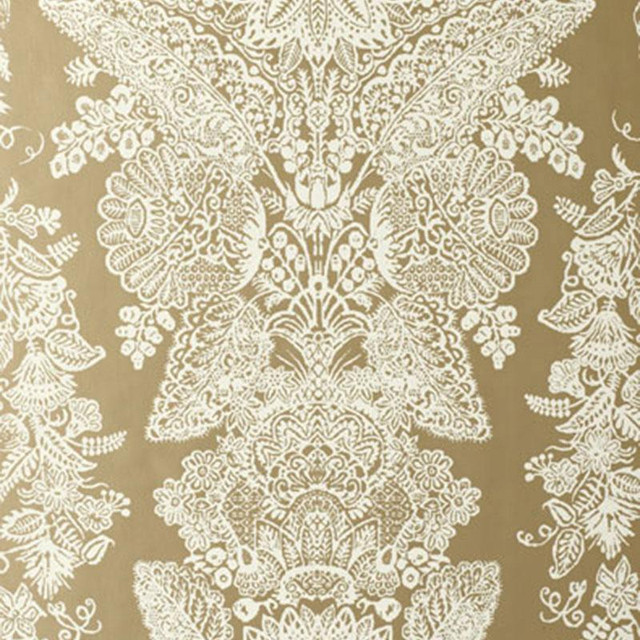 Lace Champagne 5003321 by Schumacher Designer Wallpaper Exuberant Prints 23.0" - Swanky Fabrics -