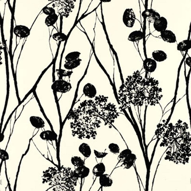 Moonpennies Black & Ivory 5003333 by Schumacher Designer Wallpaper Avant Garde 24.0" - Swanky Fabrics - Moonpennies Black & Ivory 5003333 by Schumacher Designer Wallpaper Avant Garde 24.0" - Swanky Fabrics -