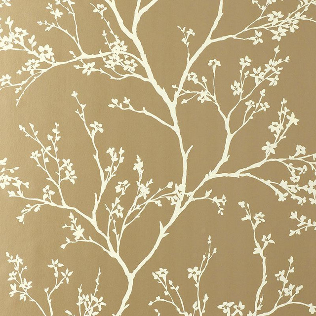 Twiggy Champagne 5003341 by Schumacher Designer Wallpaper Avant Garde 27.0" - Swanky Fabrics - Twiggy Champagne 5003341 by Schumacher Designer Wallpaper Avant Garde 27.0" - Swanky Fabrics -