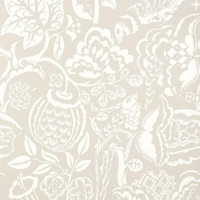 Uccello Stone 5003712 by Schumacher Designer Wallpaper Palazzo 27.0" - Swanky Fabrics - Uccello Stone 5003712 by Schumacher Designer Wallpaper Palazzo 27.0" - Swanky Fabrics -
