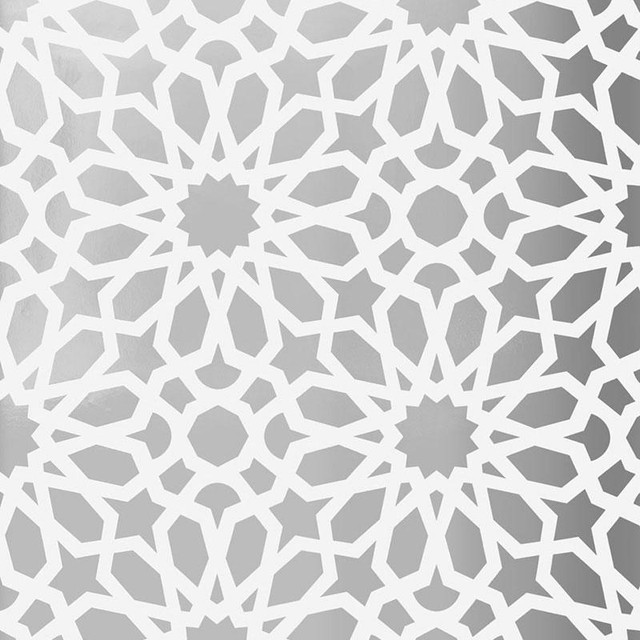 Agadir Screen Mylar Moon 5007060 by Schumacher Designer Wallpaper Ottoman Chic 20.5" - Swanky Fabrics - Agadir Screen Mylar Moon 5007060 by Schumacher Designer Wallpaper Ottoman Chic 20.5" - Swanky Fabrics -